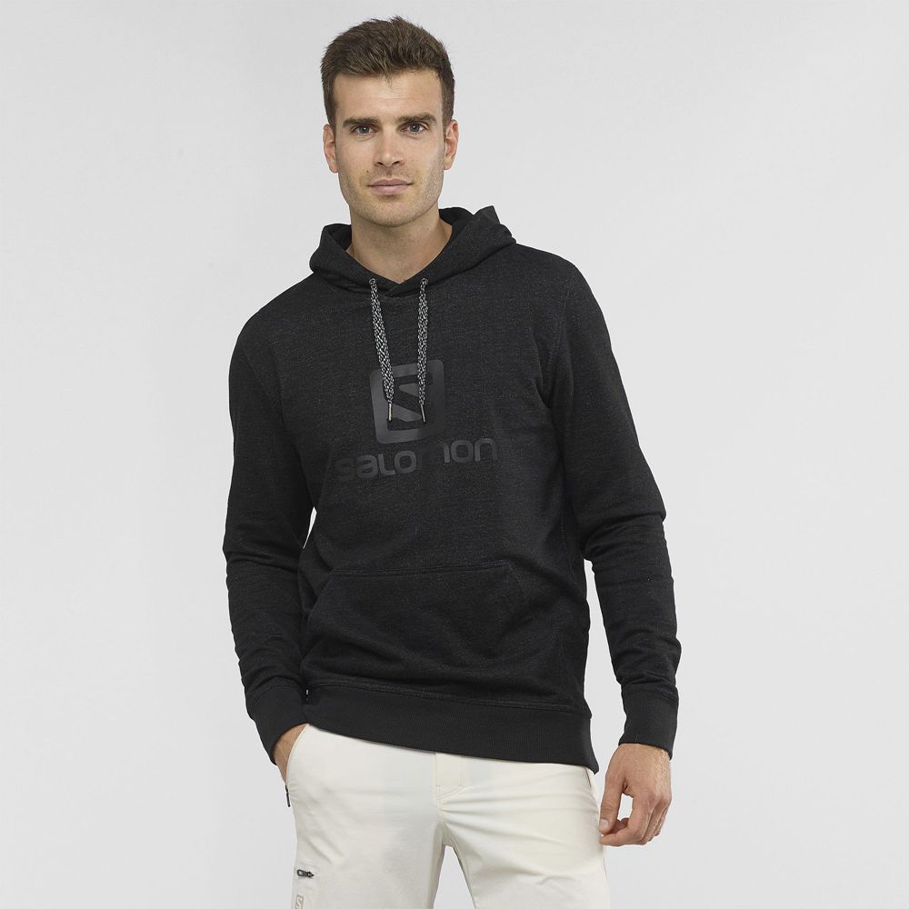 SALOMON SHIFT HOODIE M Philippines - Men's Midlayers - Black | 708394-AYQ